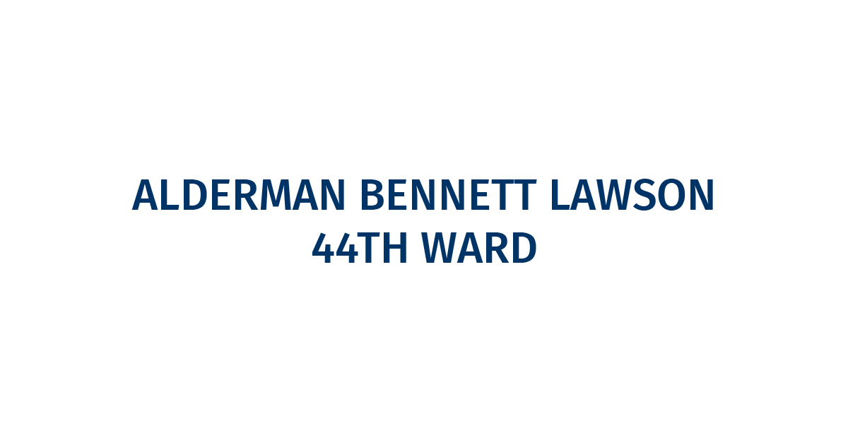 Residential Guest Parking Permits  Alderman Bennett Lawson – 44th