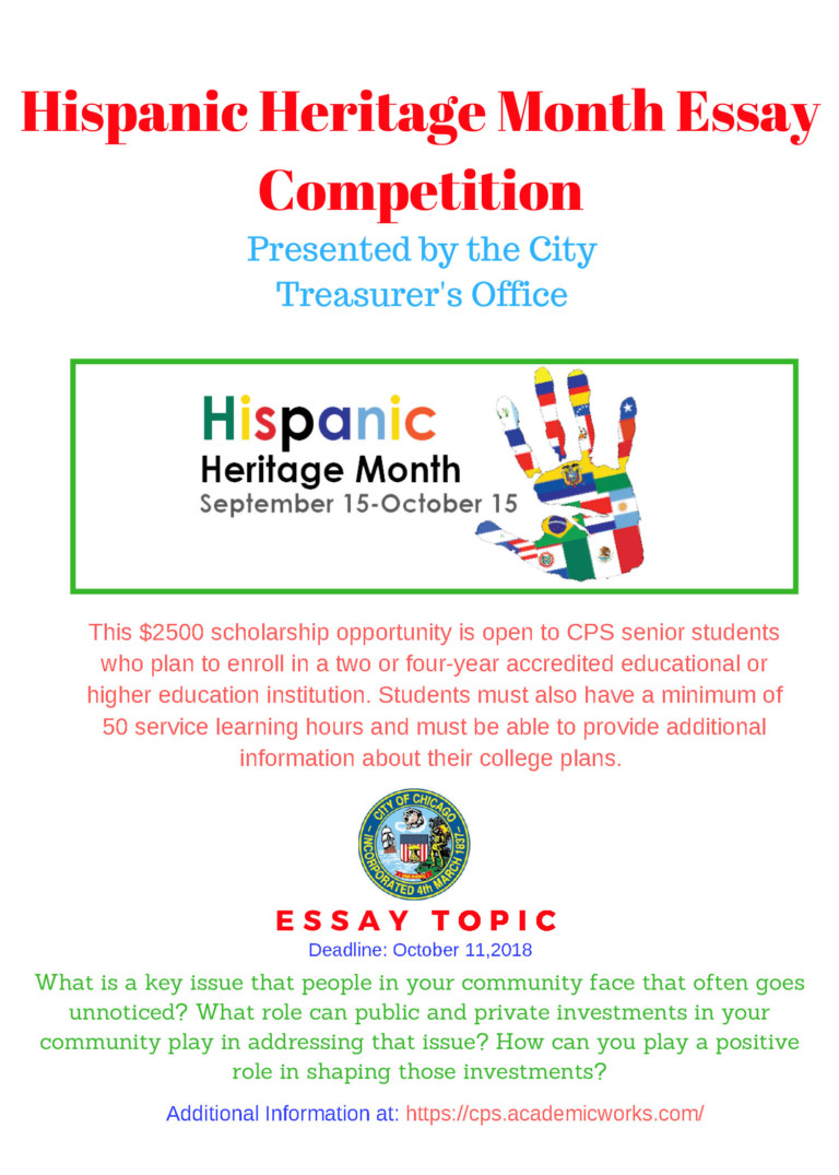 spanish heritage essay contest