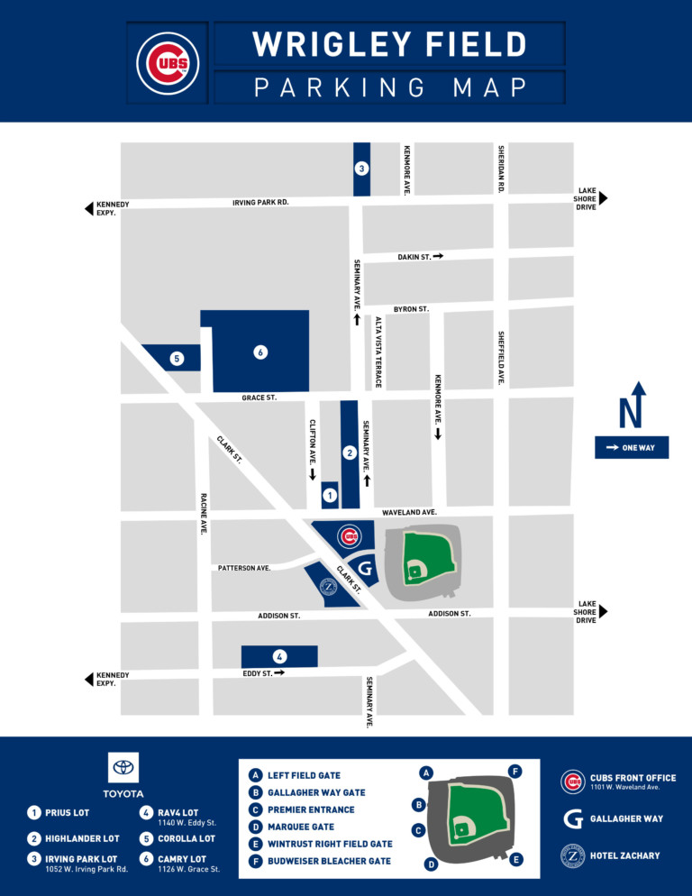 Chicago Cubs Neighborhood Parking Permit (Toyota Camry Lot)) Alderman